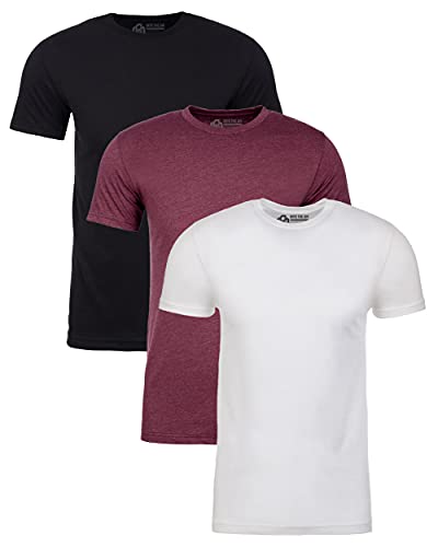 3-pack Essential - Black/Maroon/White