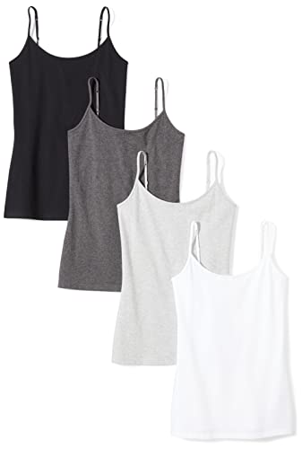 8-pack Black/White/Charcoal Heather/Light Grey Heather