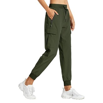 Libin Women's Cargo Joggers Lightweight Quick Dry Hiking Pants Athletic Workout Lounge Casual Outdoor